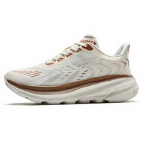 Chaussures de course pour hommes en maille respirante avec lacets, semelle EVA, personnalisables avec logo, noires, fabriquées par ODM