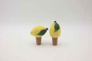 Support à éponge en céramique jaune en forme de <span class=keywords><strong>citron</strong></span> pour évier de cuisine, organiseur de récipients à vaisselle en forme de fruit 3D, 11x11x9cm - Product Image 6