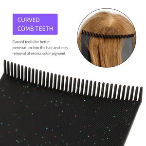 Palette de coloration de haute qualité pour mèches, planche de coloration pour mèches, outil spécial de salon de coiffure pour la coloration capillaire sans dommages, soin des cheveux - Product Image 3