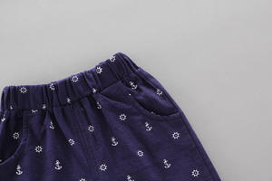 สินค้าขายดี ชุดรอมเปอร์เด็กผู้ชาย ผ้าฝ้ายลายการ์ตูน สำหรับฤดูร้อน เสื้อยืด กางเกงขาสั้นพิมพ์ลาย - Product Image 4