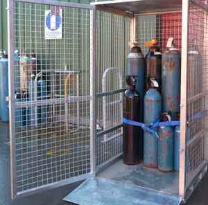 Gabbia per Stoccaggio Bombole Gas Resistente Anticorrosione <span class=keywords><strong>Rack</strong></span> di Sicurezza per Stoccaggio Bombole - Product Image 2