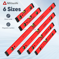 Niveau torpille de qualité industrielle et bricolage Mitsushi avec 3 bulles Niveau torpille personnalisable Base magnétique