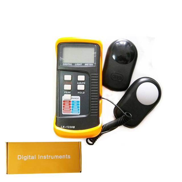 LX1330B Digital Handheld Lux Light Meter LCD Luminance Light Battery Measurements Machine Testing Abrasion Tester Textiles