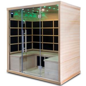 Sauna a Infrarossi per Interni a Basso EMF per 4 Persone con Illuminazione Stellare, Popolare per Uso Domestico - Product Image 2