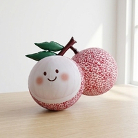 Décorations de fruits gonflables rouges et vertes pour les vitrines des centres commerciaux, les promotions en magasin et les décorations de fête