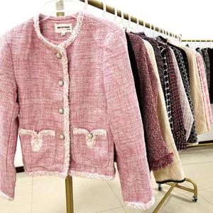 中国工厂出口热卖Phillppines二手服装供应商精品时尚女装粗花呢外套混合包 - Product Image 2