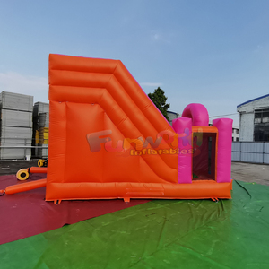 Castillo hinchable outdoor party jumpers bounce house combo <b>inflatable</b> bouncy castle slide mini funcity for kids - Product Image 4