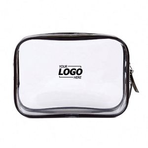 Bolsa de Maquillaje Transparente Aprobada por la TSA, Bolsa Cosmética Transparente Pequeña para Artículos de Aseo, Bolsa de Viaje de 6.6"x2.3"x4.7" para Hombres y Mujeres - Product Image 2