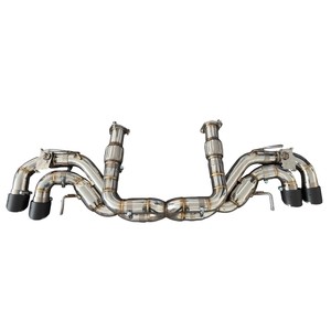 Système d'échappement Catback avec silencieux Valvetronic en titane de grade 5, fabrication OEM ODM Vortex Factory, pour Corvette C8, installation facile - Product Image 1