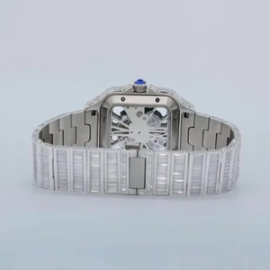 Reloj de Lujo de Edición Limitada para Hombre con Diamantes Moissanite de Claridad Iced de Calidad Premium, Cuarzo y Acero Inoxidable Automático - Product Image 3