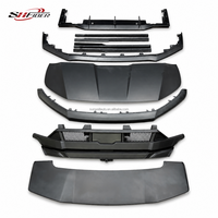 Kit carrosserie style Kuhl, capot pour Toyota Alphard Vellfire série 40, lèvre de pare-chocs avant, aileron arrière, calandre.