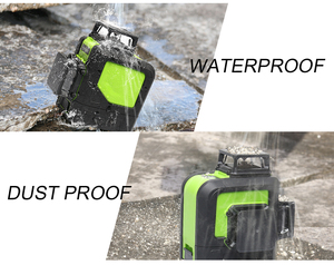 Nivel Láser Profesional <span class=keywords><strong>Huepar</strong></span> <span class=keywords><strong>903CG</strong></span> 3D con Haz Verde, Autonivelante, con Líneas Cruzadas - Product Image 4