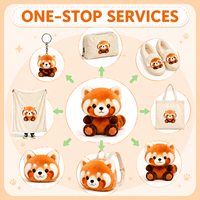 Porte-clés en peluche OEM, cadeau unisexe, design mignon de dessin animé, pour événements promotionnels