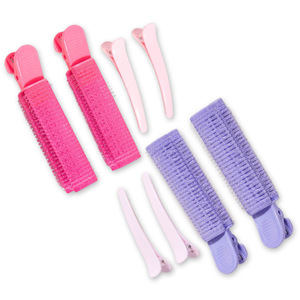 Juego de pinzas para peinar el cabello Candy Seamless, 8 piezas, pinzas reutilizables de plástico para dar volumen a las raíces, para peinar el cabello en casa, multicolor - Product Image 3