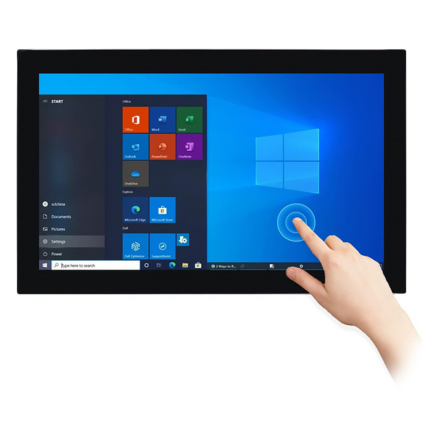 18.5" 21.5" 24" 27" 32 Inch Touch Screen Monitor Interactive Touch Lcd Display Windows Android System Panel Pc Ip65