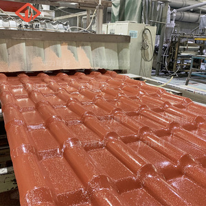 ASA9 Resin Tiles Corrugated PVC Roof Tiles Traditional Style Waterproof Building Construction Material - Product Image 1