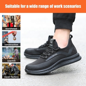 Chaussures <span class=keywords><strong>de</strong></span> <span class=keywords><strong>Sécurité</strong></span> Guyisa à Bas Prix, Sportives et Décontractées, Anti-Écrasement et Anti-Perforation, pour Hommes et Femmes - Product Image 4
