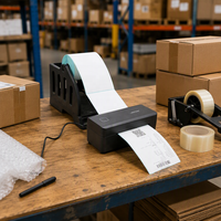 Imprimante d'étiquettes thermiques DP110UBT-31 4 pouces USB+ 203dpi 152mm/s, prend en charge les codes-barres 1D/2D pour entrepôt et commerce de détail