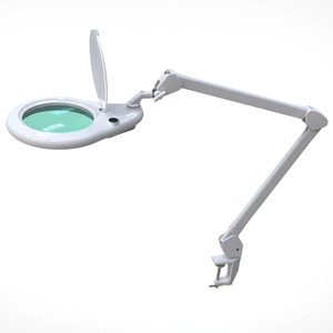 Lampe de bureau à lentille en verre 100V/120V/220V-240V, bras flexible à clipser, pour salon de beauté et de manucure - Product Image 1