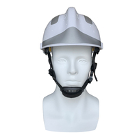 Casque de sport ABS Casque de lutte contre l'incendie anti-feu avec visière incurvée