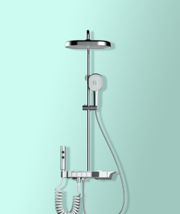 Набор для душа с регулируемым светодиодным дисплеем - Product Image 1
