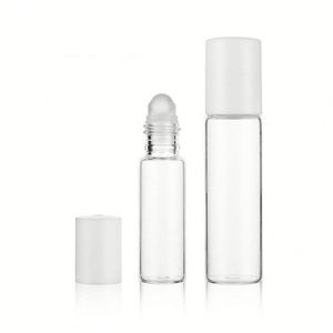Screw Cap clear Empty 5ml 10ml 10ML 5ML Cosmetic <b>Perfume</b> Oil Essential Oil Roll on Glass <b>Bottle</b> - Product Image 1