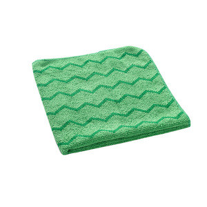 Microfiber Cleaning <b>Cloth</b> Rectangle Stripe Pattern <b>Absorbent</b> For Home Appliance Use - Product Image 1