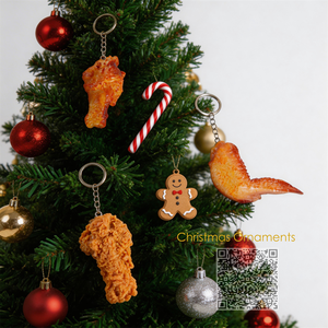 Llavero con Colgante de Baqueta Realista, Regalo de Agradecimiento para Restaurantes, Relleno para Bolsas de Regalo de Pascua y Acción de Gracias, Recuerdo Novedoso - Product Image 3