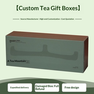 Caja de Regalo Premium Personalizada con Tapa Abatible para Té Longjing y Yancha, Ideal para Impresión de Pequeños Lotes - Product Image 5