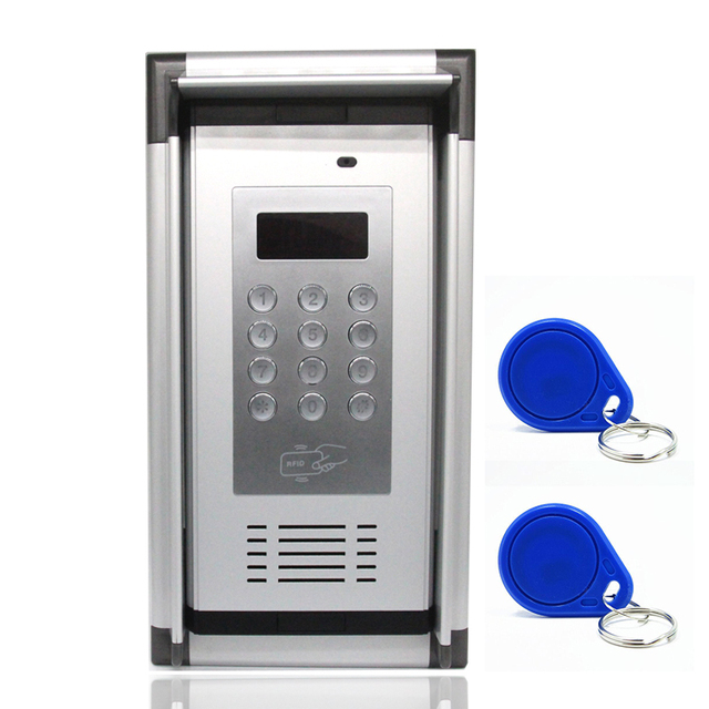RainproofHood Optional Smart K6 System 4G GSM Access Control Wireless Apartment Intercom/Gate Opener by Free Phone Call with RFI