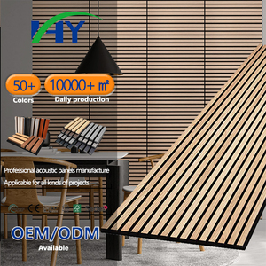 Acoustic Tấm Gỗ Trang Trí MDF 3 Hai Mặt 2400*600Mm Cách Âm Akupanel Cho Studio Phòng Khách Phòng Ngủ - Product Image 1