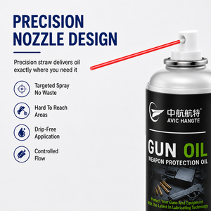 Miglior Spray Olio e Antiruggine per Armi, Consegna Rapida, Prezzo Conveniente, Olio Industriale Antiruggine per Armi 60ml-250ml/Barile - Product Image 4