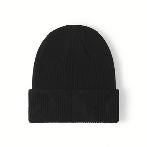 Chapeau en laine tricoté à double couche à aiguilles hexagonales, pour l'automne et l'hiver, pour l'extérieur, pour garder au chaud, protection des oreilles, bonnet de ski - Product Image 5