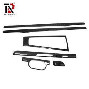 Accesorios Interiores de Lujo para <span class=keywords><strong>Porsche</strong></span> 911 718 <span class=keywords><strong>Boxster</strong></span> Cayman, Moldura Interior de Fibra de Carbono Seca con Adhesivo Trasero - Product Image 2