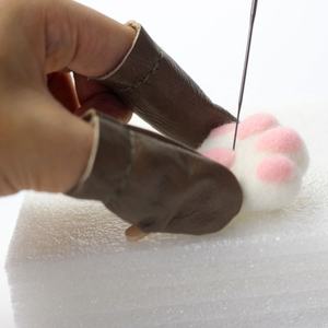 Kit de feutrage à l'aiguille tout-en-un écologique en <span class=keywords><strong>laine</strong></span>, motif Dalmatien mignon, pour artisanat DIY, fournitures et tutoriel - Product Image 5