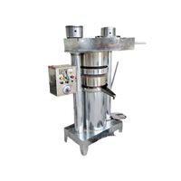 Presse à huile semi-automatique hydraulique à froid et à chaud en acier inoxydable haute efficacité pour cacao, noix, olives DAWNTECH