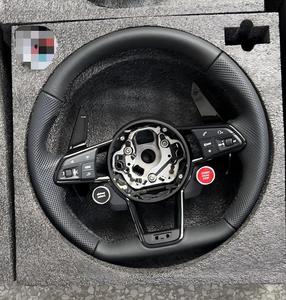 Volante Deportivo Personalizado de Cuero y Fibra de Carbono con Costuras Rojas para <span class=keywords><strong>Audi</strong></span> TT TTS TTRS R8 V8 <span class=keywords><strong>V10</strong></span>, Accesorios de Coche Coloridos y a la Moda - Product Image 5