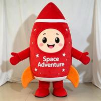Costume de Mascotte Personnage de Dessin Animé Unisexe Adulte en Mousse EVA Thème Spatial Personnalisé pour Événement Scientifique, Défilé, Exposition, Marque