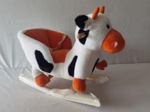 Chaise à <span class=keywords><strong>bascule</strong></span> en peluche de <span class=keywords><strong>vache</strong></span> pour bébé, à roulettes, berceau pour bébés, musique, vente en gros, collection - Product Image 5