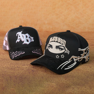 Бейсболки на Хэллоуин 2025: Новые кепки с индивидуальным логотипом, сатиновой подкладкой, NFC-метками, бородами и надписью G5, в стиле Scream, для Мексики. - Product Image 2