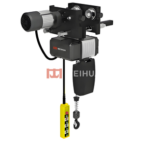 Taller adecuado 500kg 1ton 2 Ton 3t 5t doble velocidad 3M 6m 380V 220V elevador de cadena eléctrico con precio barato - Product Image 3