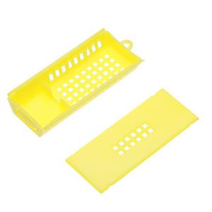 Nghề nuôi ong công cụ tổ ong với Nhựa Màu Vàng Nữ Hoàng Bee lồng Nữ Hoàng Bee Giao thông vận tải lồng Push-Pull Bee nhà điều kiện mới - Product Image 6