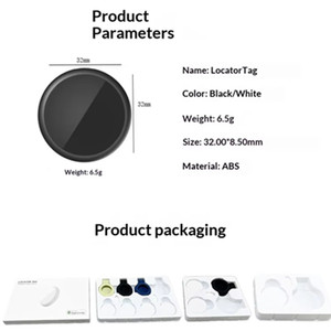 Localizador de Llaves Mini Antipérdida para Bolsos y Maletas, Certificado MFi, Rastreador Inteligente para Mascotas, <span class=keywords><strong>Funciona</strong></span> con <span class=keywords><strong>Apple</strong></span> y Android, Compatible con Buscar Mi Dispositivo - Product Image 6
