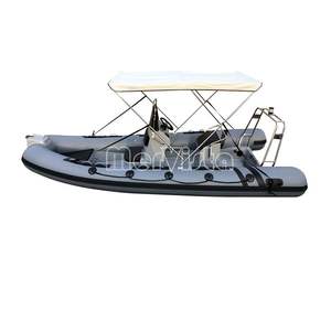 Bateau <span class=keywords><strong>semi</strong></span>-<span class=keywords><strong>rigide</strong></span> en Hypalon de 5 <span class=keywords><strong>m</strong></span> avec bimini, certifié CE, fabriqué en Chine, modèle 520 - Product Image 1
