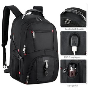 Mochila de viaje de negocios impermeable duradera, mochila Oxford de gran capacidad antirrobo, mochila para ordenador portátil Vintage multifuncional - Product Image 3