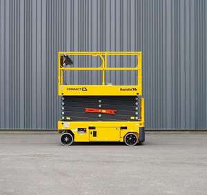 Gunting listrik Haulotte bekas mengangkat Compact14 dengan lukisan baru & roda baru & baterai baru, Lift gunting bekas di Tiongkok - Product Image 2