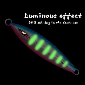 Hunthouse เหยื่อตก<span class=keywords><strong>ปลา</strong></span>ขนาดใหญ่130<span class=keywords><strong>ก</strong></span>.-220<span class=keywords><strong>ก</strong></span>., เหยื่อตก<span class=keywords><strong>ปลา</strong></span>แบบช้าทำจา<span class=keywords><strong>ก</strong></span>โลหะเหยื่อ6สีเรืองแสง UV - Product Image 6