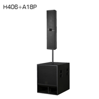 A18P Caisson de basses actif 18 pouces 1500W RMS, haut-parleur de basses PA haute puissance pour location de scène, tournée et système de sonorisation live