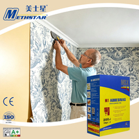 Poudre adhésive économique pour papier peint M1, grande couverture, pâte pour décoration intérieure de grandes surfaces