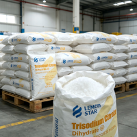 Citrate de trisodium dihydraté cristallin à sept étoiles, multi-mesh, qualité alimentaire, certifié HALAL/KOSHER, régulateur d'acidité, 25 kg, ensaché